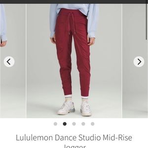 Lululemon Dance Studio MR Jogger size 4